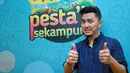 Tidak seperti puasa-puasa sebelumnya, pada puasa tahun ini, Ananda Omesh tidak banyak mengambil pekerjaan. Sesekali hanya menjadi bintang tamu. Suami Dian Ayu itu ingin menghabiskan waktunya bersama keluarga. (Adrian Putra/Bintang.com)