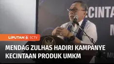Menteri Perdagangan, Zulkifli Hasan menghadiri kampanye kecintaan produk dalam negeri melalui Gerakan Bangga Buatan Indonesia di SMK Muhammadiyah 1 Semarang. Mencintai produk dalam negeri bisa diwujudkan para siswa melalui pembelian beragam produk da...