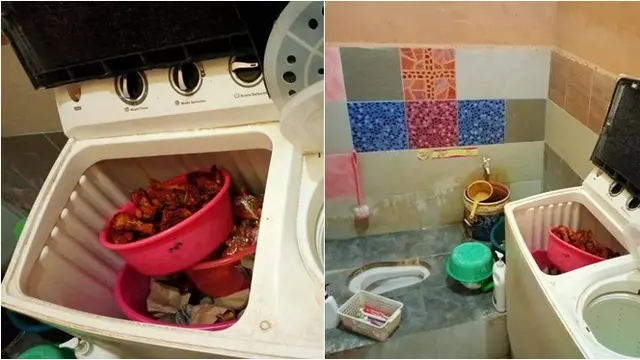 Kepergok Jualan ke Orang Tidak Puasa, Wanita Ini Sembunyikan Makanannya di Toilet