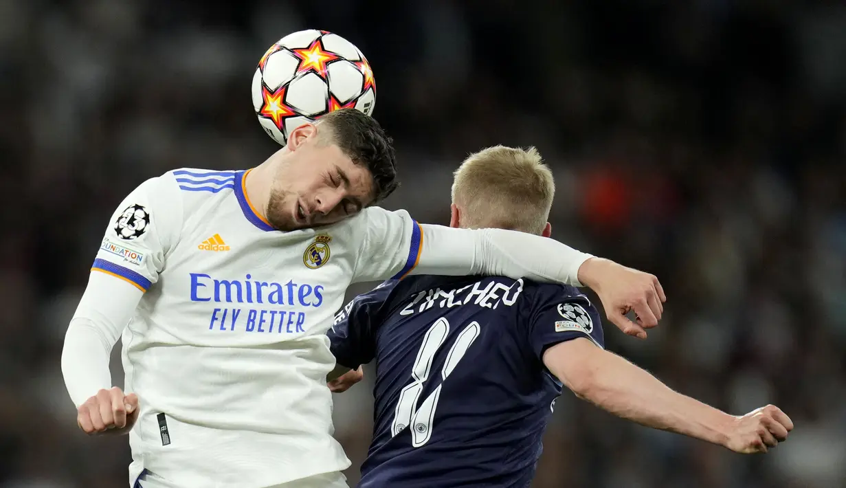 <p>Tertinggal agregat dua gol, Ancelotti membuat sejumlah pergantian pemain. Modric dan Casemiro ditarik dan digantikan Marco Asensio serta Eduardo Camavinga. (/Manu Fernandez)</p>