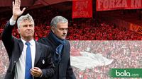 Jose Mourinho and Guus Hiddink (bola.com/Rudi Riana)