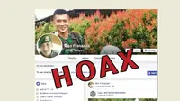 Akun Fecebook dengan nama Eko Frananda telah mencoreng institusi TNI AD. (Liputan6.com/Ady Anugrahadi)