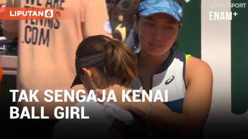 VIDEO: Tak Sengaja Kenai Ball Girl, Petenis Aldila Sutijadi dan Miyu Kato Didiskualifikasi dari French Open 2023