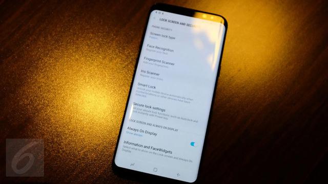Samsung Galaxy S8 Face