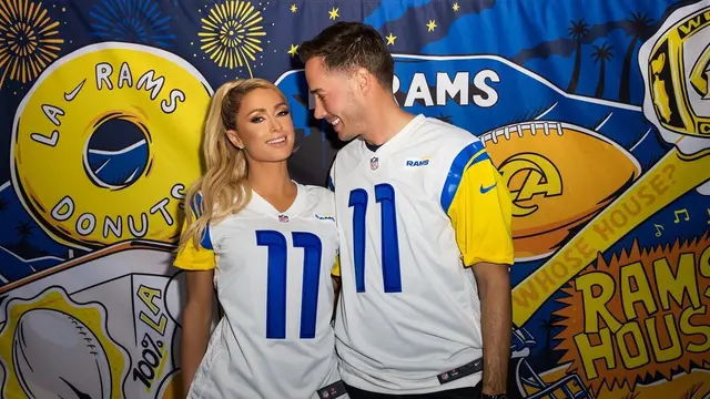 Paris Hilton dan Carter Reum. (Instagram/ parishilton)