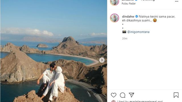 Dinda Hauw - Rey Mbayang (Foto: Instagram/@dindahw)