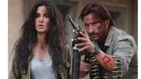 Saif Ali Khan dan Katrina Kaif dalam adegan film Phantom