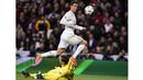 Cristiano Ronaldo mencetak satu gol saat timnya menang melawan AS Roma pada leg kedua babak 16 besar liga Champions di Stadion Santiago Bernabeu, Madrid, (AFP/Javier Soriano)