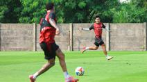 Pemain Persija Jakarta, Witan Sulaeman, saat sesi latihan jelang laga melawan Persib Bandung dalam lanjutan BRI Super League di Persija Training Ground, Bojongsari, Depok, Kamis (7/5/2026). (Bola.com/M Iqbal Ichsan)