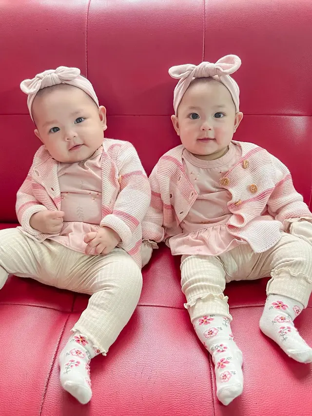 Anak kembar Anisa Rahma yang bikin netizen gemas