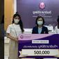 Basis penggemar Kim Seon Ho, Seonhohada, di Thailand mendonasikan uang sebesar 500ribu baht atau setara Rp214 juta ke Ramathibodi Foundation. Yang akan digunakan untuk pengobatan lansia dan pasien sakit parah (Foto: https://twitter.com/MYKIMSEONHOTHAI/status/1512638431041495046)