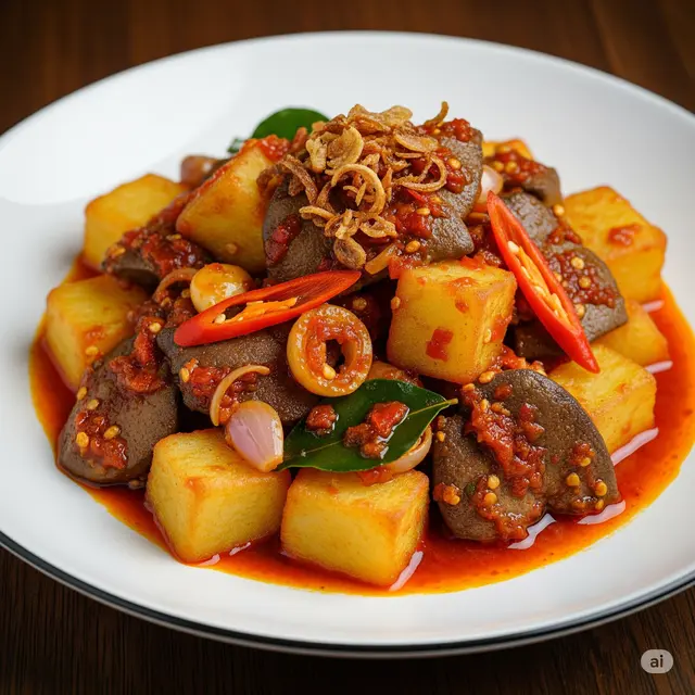 Bumbu Sambel Goreng Kentang Ati