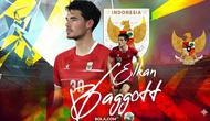 Elkan Baggott, bek andalan Timnas Indonesia (Bola.com/M. Iqbal Ikhsan/Gemini)