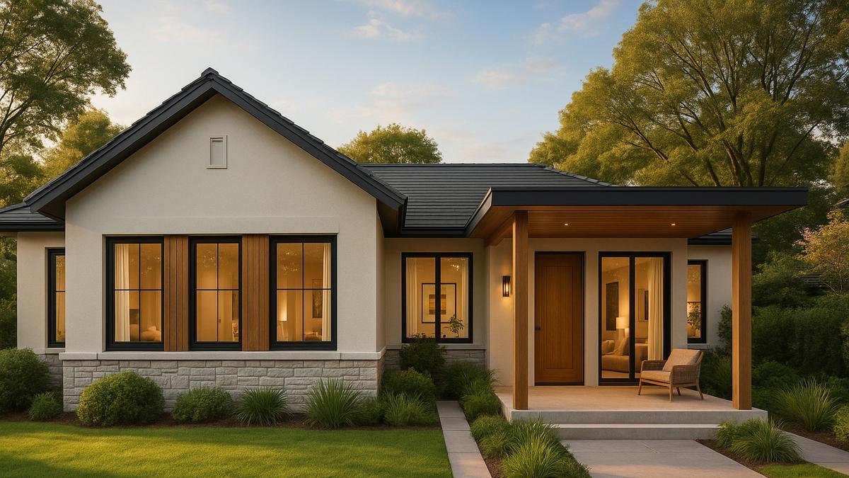 7 Model Rumah Sederhana Berdesain Mewah dengan 3 Kamar Tidur