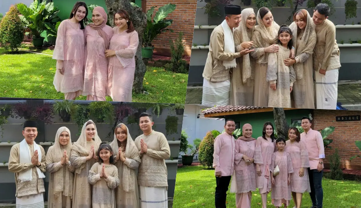 <p>Setelah berpuasa di bulan Ramadan, Hari Kemenangan disambut sukacita oleh keluarga besar Ayu Ting Ting. (Instagram @ayutingting92).</p>