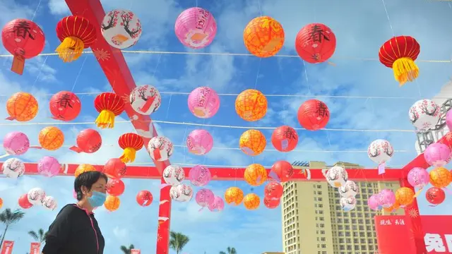 Festival Lentera di Hainan, menduduki peringkat ketiga dalam top 10 kota wisata populer untuk festival lentera.