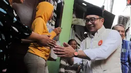 Ridwan Kamil berkomitmen, jika terpilih sebagai gubernur, untuk meningkatkan infrastruktur dan fasilitas umum di daerah tersebut. (Liputan6.com/Herman Zakharia)