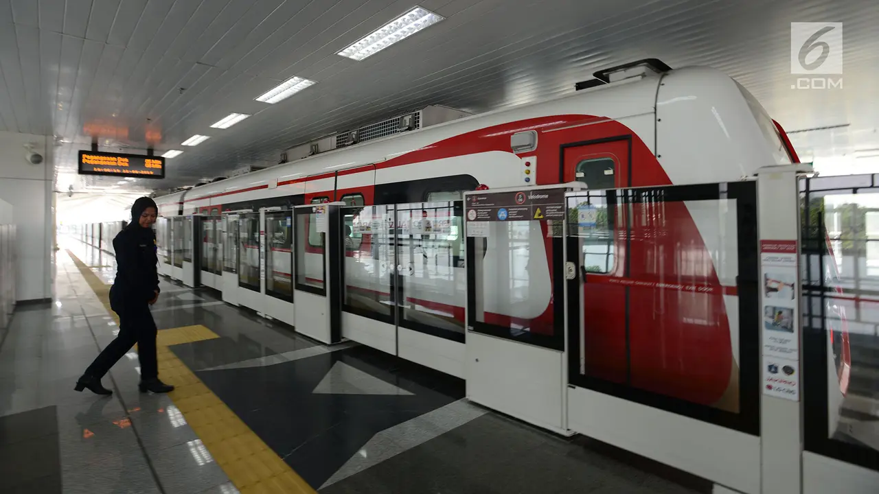 Yuk, Menjajal LRT Jakarta Gratis Mulai Hari Ini