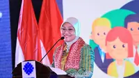 Menteri Ketenagakerjaan, Ida auziyah saat membuka kegiatan Evaluasi Program Desmigratif Tahun 2024, Senin (20/5/2024). (Foto: Istimewa)