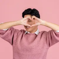 Ilustrasi pria suka dengan warna pink/copyrightshutterstock/PBXStudio