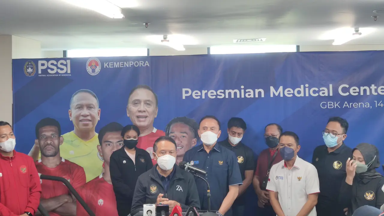 Peresmian Medical Center PSSI Oleh Menpora Zainudin Amali