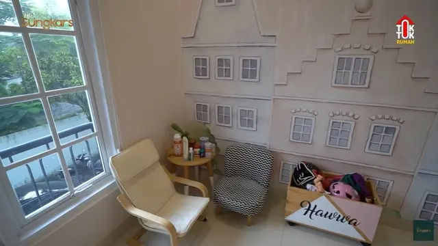 Kamar anak Shireen Sungkar dan Teuku Wisnu (Foto: YouTube/The Sungkars Family)