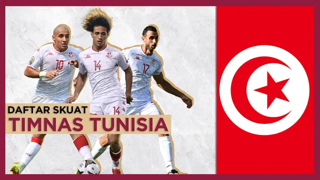 Thumbnail Daftar Skuat Timnas Tunisia