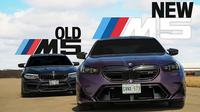 BMW  M5 generasi terbaru (G90) diadu langsung dengan pendahulunya F90 (BMW)