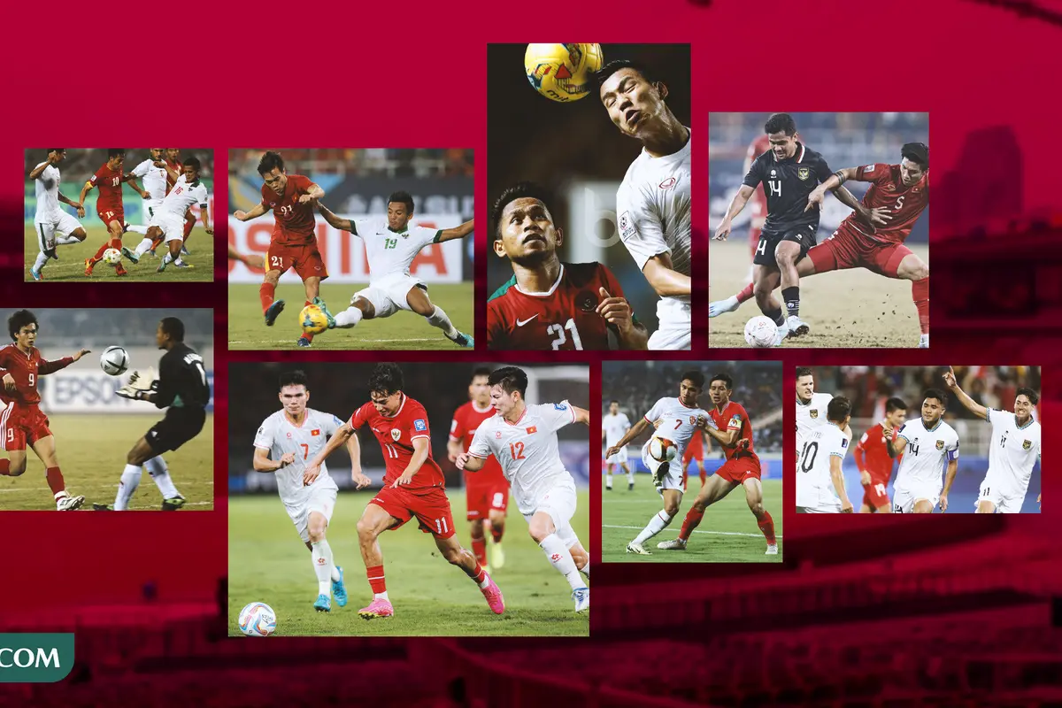 Kolase - Vietnam Vs Timnas Indonesia, dari Piala AFF 2004 hingga Kualifikasi Piala Dunia Putaran Kedua