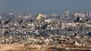 Sebelumnya, Perdana Menteri Benjamin Netanyahu, pada Senin (19/5/2025), menyatakan Israel akan mengambil alih kendali atas seluruh wilayah Jalur Gaza. (Jack GUEZ/AFP)