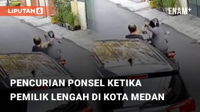 Beredar video viral di sosial media terkait aksi pencurian ponsel. Aksi tersebut terjadi di kawasan jalan Wahidin, kota Medan. Selasa (19/12/2023)