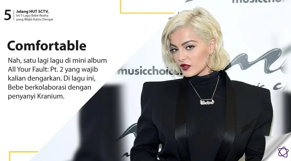 Jelang HUT SCTV, Ini 5 Lagu Bebe Rexha yang Wajib Kamu Dengar. (AFP/Jamie McCarthy/GETTY IMAGES NORTH AMERICA, Desain: Nurman Abdul Hakim/Bintang.com)