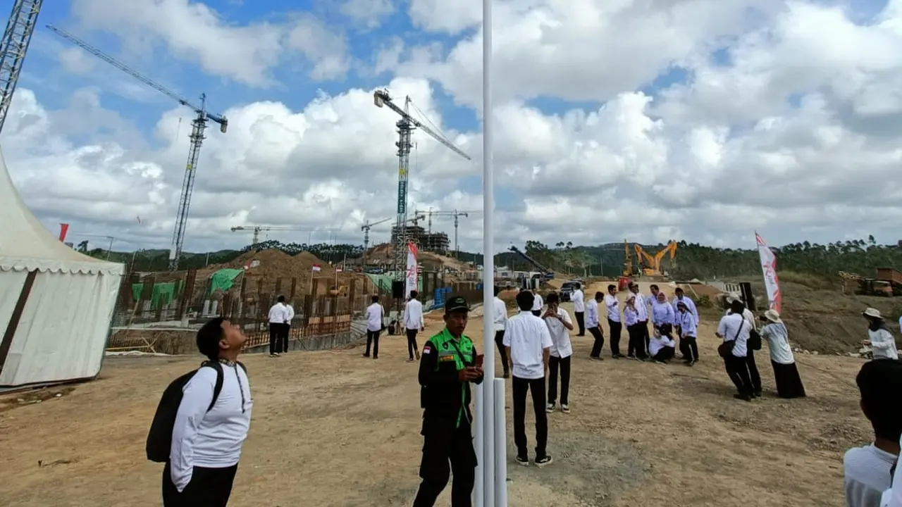 Perdana, Upacara HUT Kemerdekaan RI ke-78 di IKN Berlangsung Khidmat