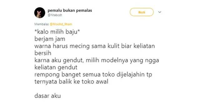Cuitan Kocak (Sumber: Twitter/@Ntabdct)