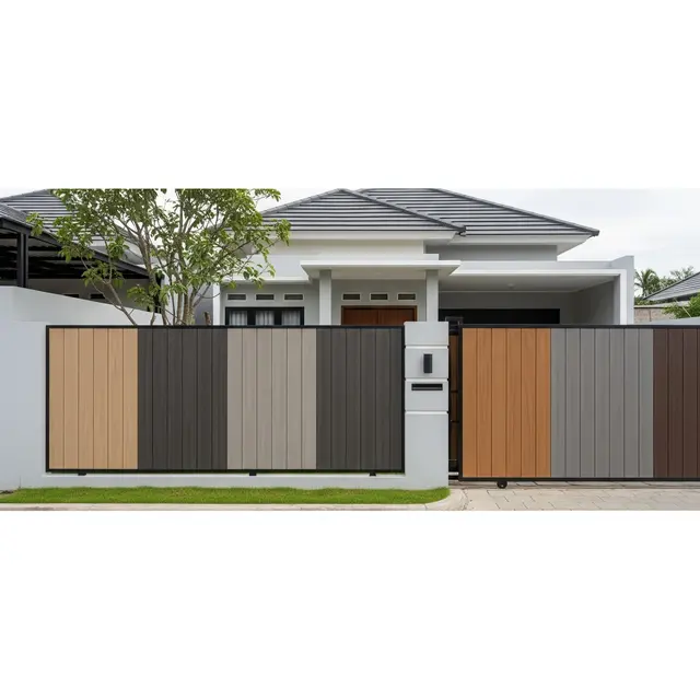 Pagar Komposit WPC dengan Sistem Modular