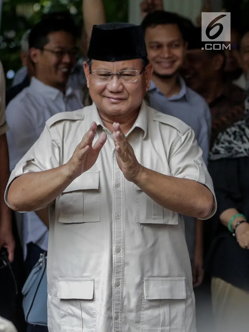 Prabowo Sikapi Penetapan Hasil Pemilu KPU