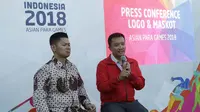 Menpora, Imam Nahrawi, memeberikan keterangan usai acara peresmian hitung mundur Asian Para Games 2018 di Kemayoran, Kamis (6/10/2017). Asian Para Games 2018 akan digelar mulai 8 hingga 13 Oktober di Jakarta-Palembang. (Bola.com/M Iqbal Ichsan)