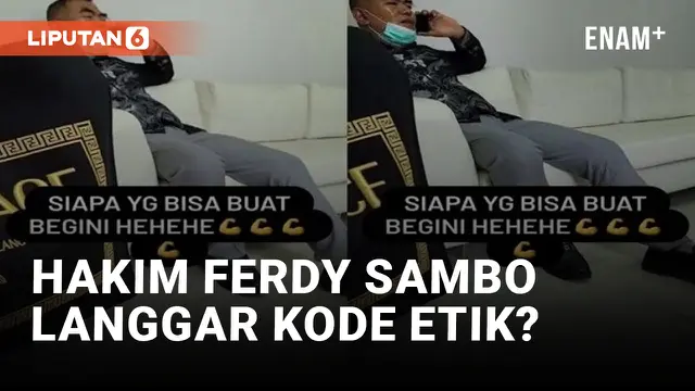 VIDEO: Hakim Ferdy Sambo Curhat Soal Kasusnya ke Wanita Misterius