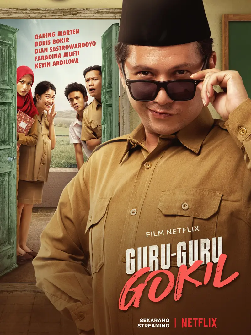 Poster film Guru-guru Gokil. (Foto: Netflix, BASE Entertainment)