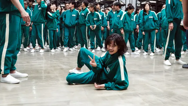 Suasana di Balik layar pembuatan Squid Game.  (Netflix via Twitter/ NetflixID)