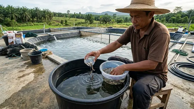 Cara Menanam Sawi Sekaligus Beternak Ikan Lele dalam Satu Kolam
