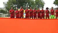 Timnas Indonesia U-18 jelang pertandingan di penyisihan Grup A Piala AFF U-18 2019. (Bola.com/Dok. AFF)
