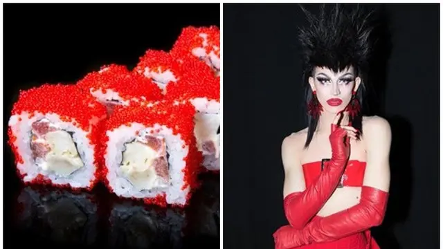 Warna-Warni Sushi Ini Mirip Bak Busana Super Model