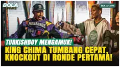 Turkishboy atau Khansa Andika meraih kemenangan KO atas King Chima pada ronde pertama di ajang Byon Madness 4, Sabtu (6/6/2026), di Spike Air Dome, PIK 2, Jakarta. Duel yang diprediksi sengit berakhir cepat setelah Turkishboy tampil dominan sejak awa...