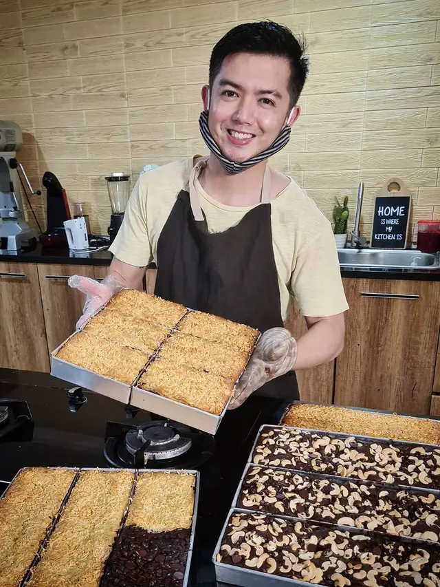 ilustrasi potret potret nicky tirta aktor suara hati istri indosiar, yang juga berkarir sebagai chef/instagram: @nickytirta