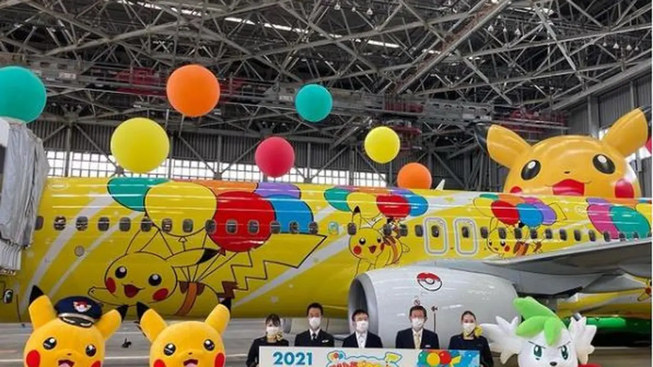 Maskapai Jepang Luncurkan Pesawat Bertema Pikachu, Fans Internasional Harap Bersabar