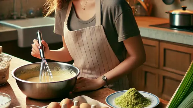 Cara Membuat Kue Pandan Gula Melaka