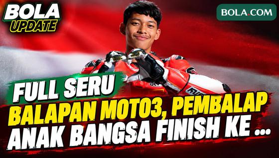 Momen Keseruan Nonton Balapan Moto3 Depan Mata, Pembalap Indonesia Veda Ega Sukses Finish Posisi...