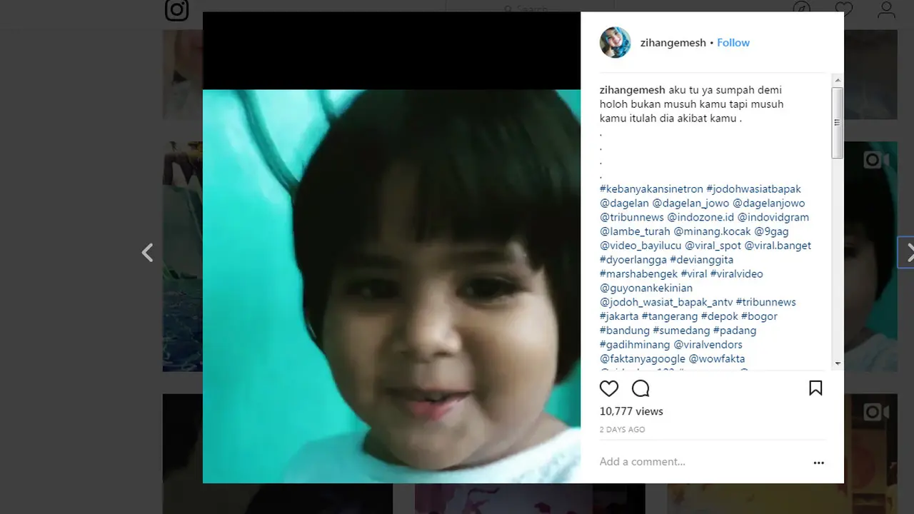 Viral, Bocah Menggemaskan Ngomel-Ngomel Di Medsos
