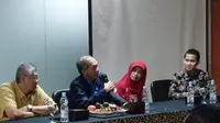 Tim Kesehatan Haji Indonesia (TKHI) Jawa Barat menggelar konsolidasi dan penguatan komunikasi persuasif berbasis neuro linguistic programme (NLP) dan hypnoterapy di Bandung. Dok Ali Yusuf